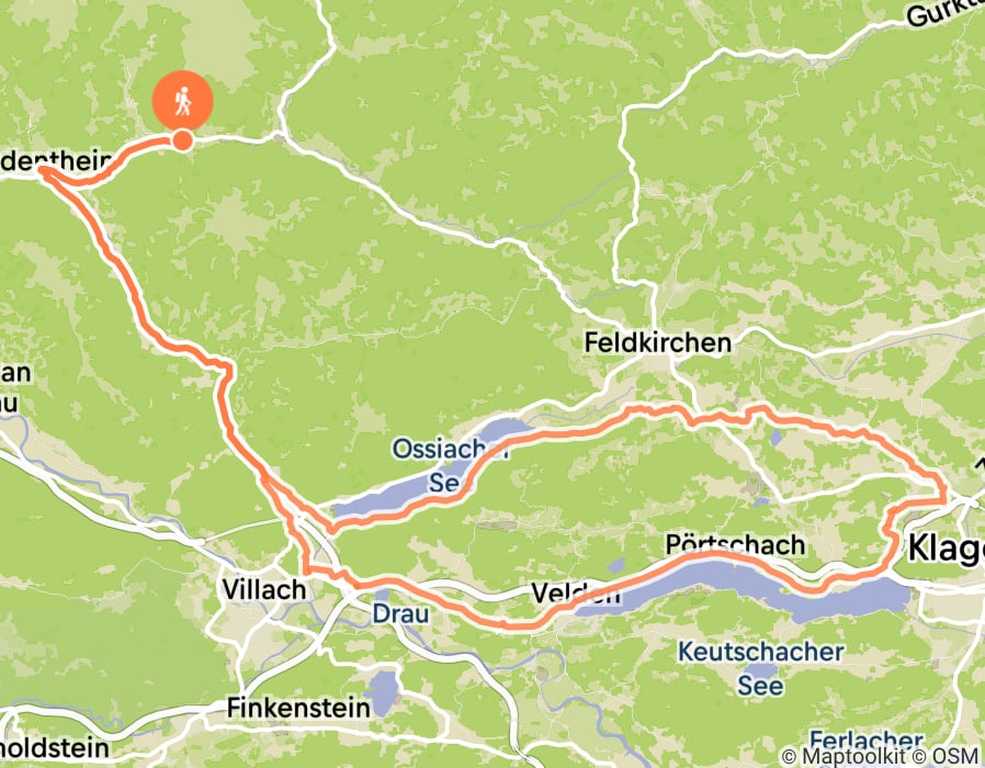 Karte der Tour