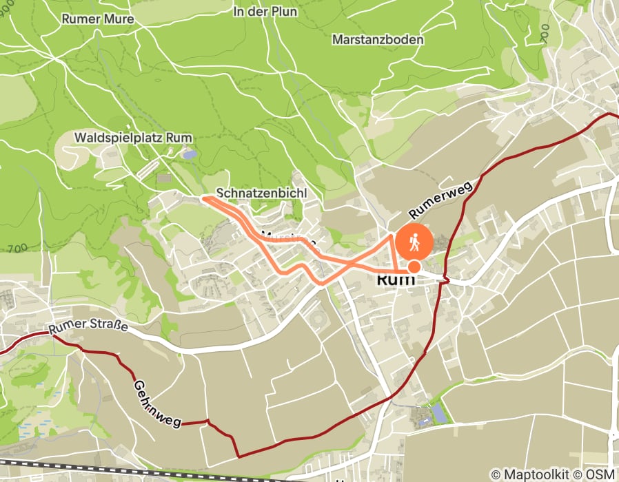 Karte der Tour
