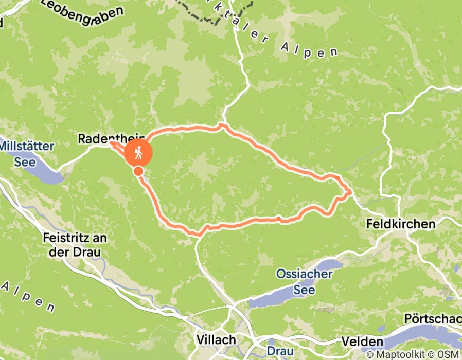 Karte der Tour