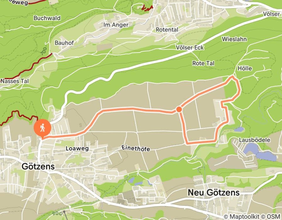 Karte der Tour