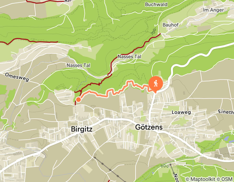 Karte der Tour