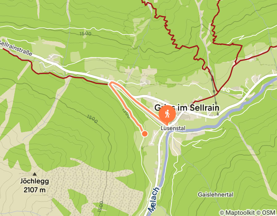 Karte der Tour