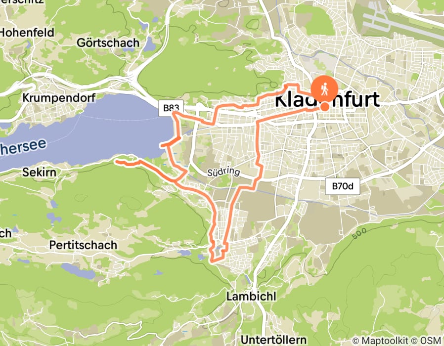 Karte der Tour