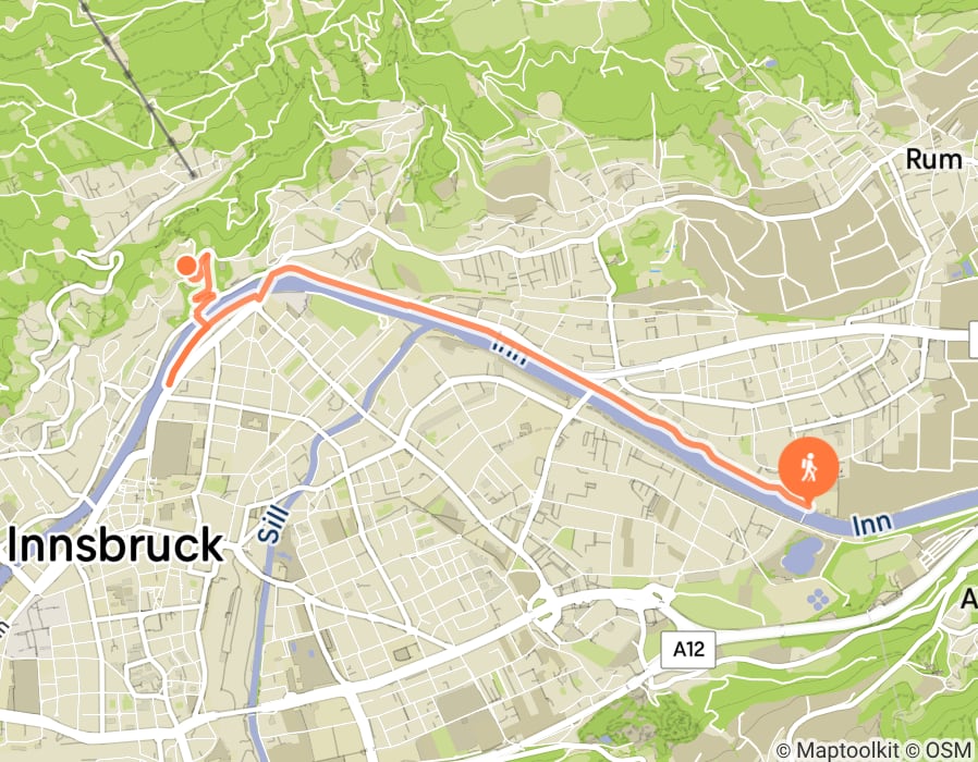 Karte der Tour