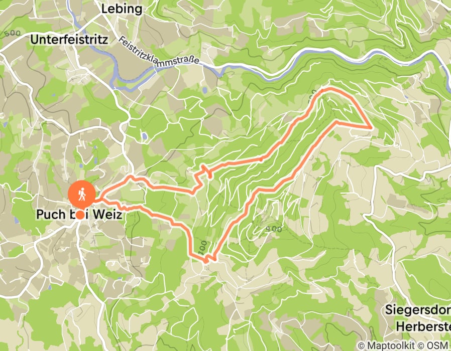 Karte der Tour