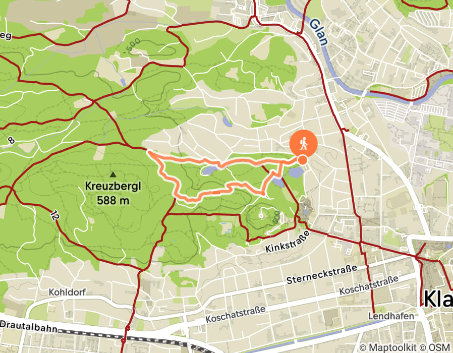 Karte der Tour