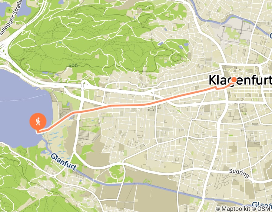 Karte der Tour