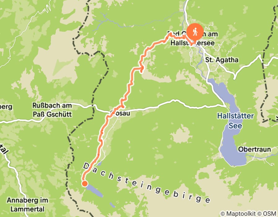 Karte der Tour