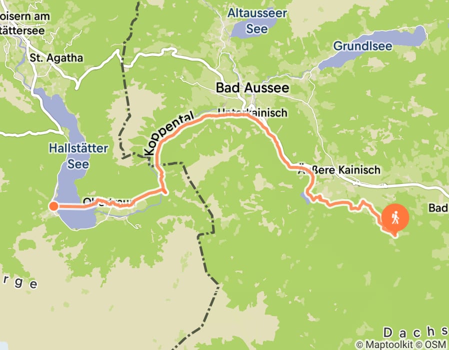 Karte der Tour
