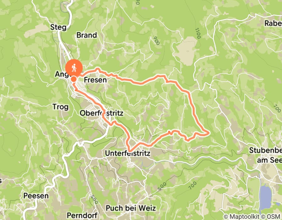 Karte der Tour