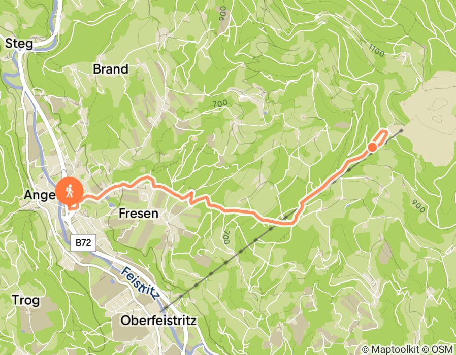 Karte der Tour