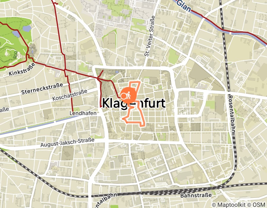 Karte der Tour