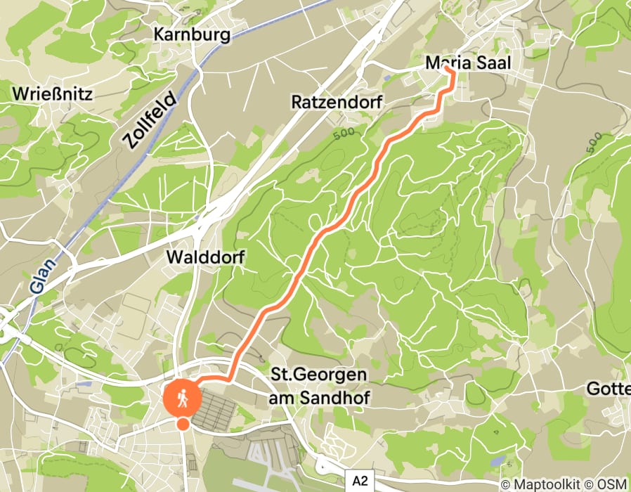 Karte der Tour