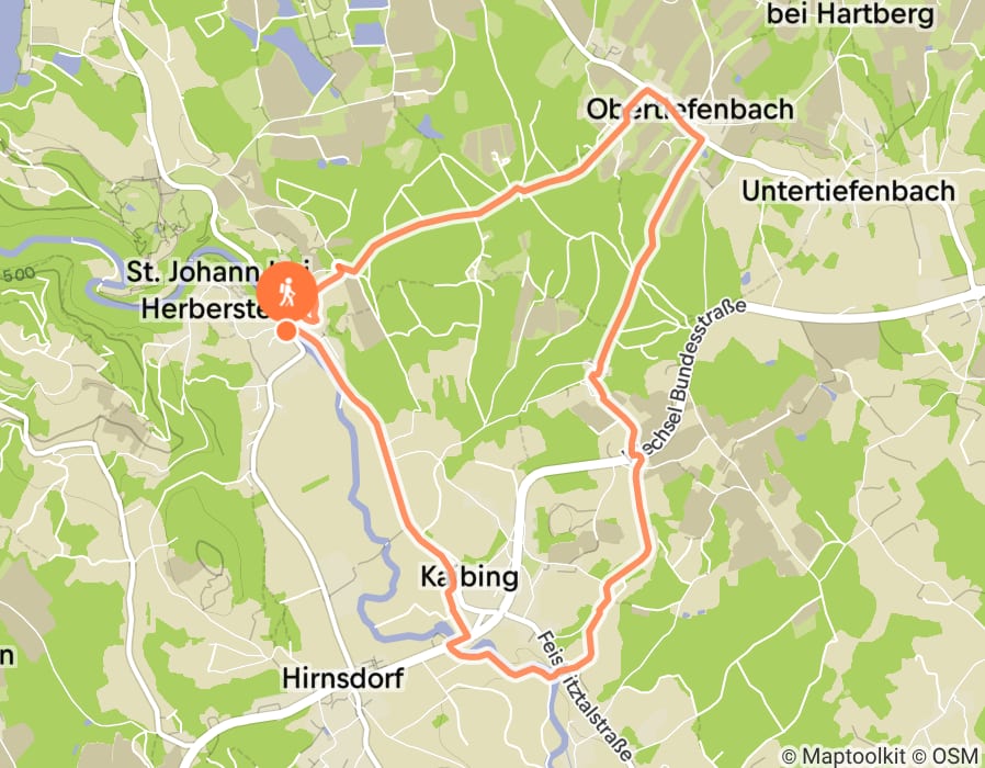 Karte der Tour