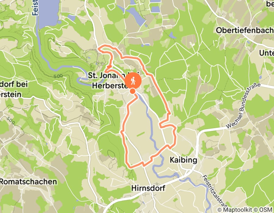 Karte der Tour