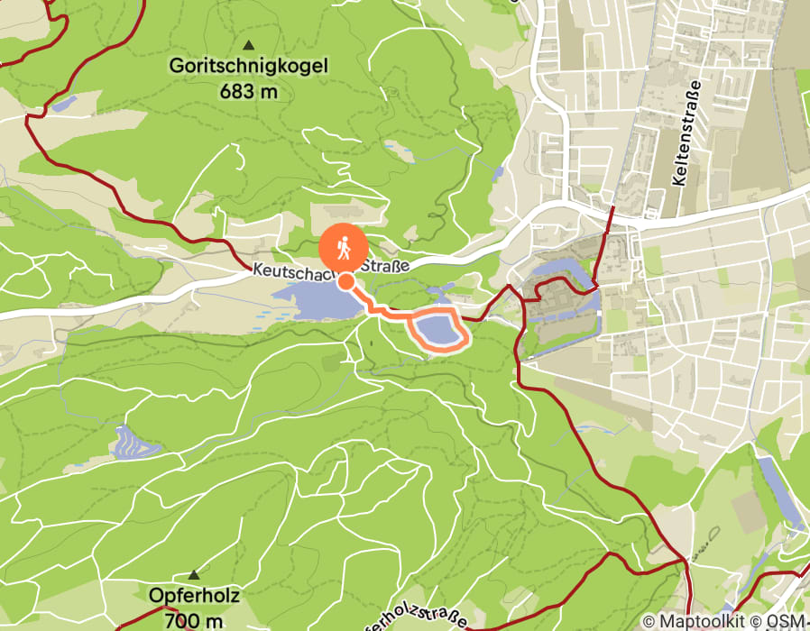 Karte der Tour