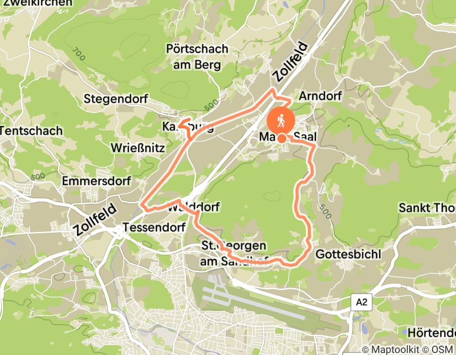 Karte der Tour