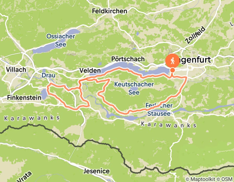 Karte der Tour
