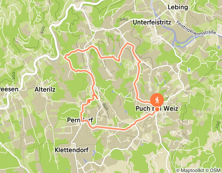 Karte der Tour