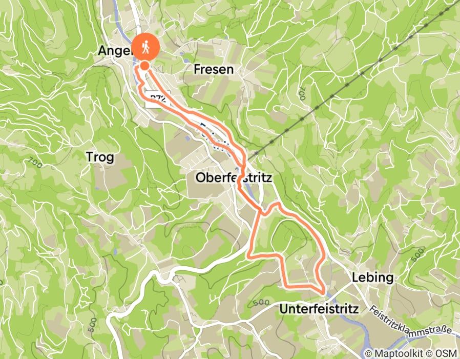 Karte der Tour