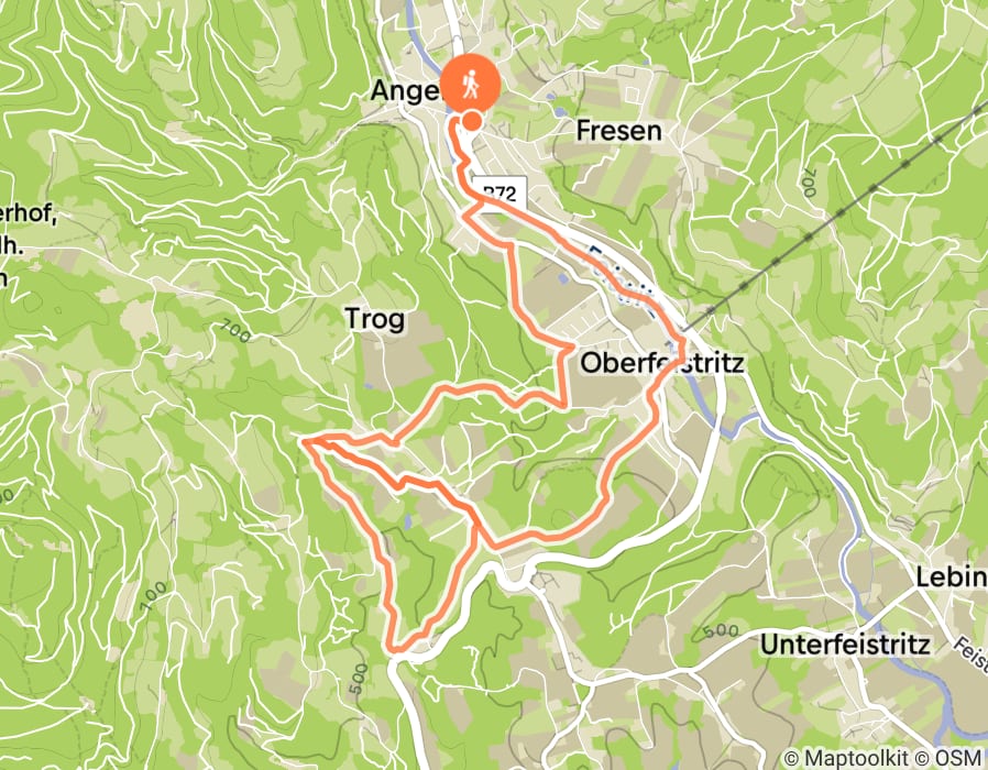Karte der Tour