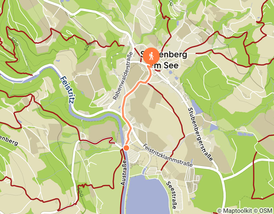 Karte der Tour
