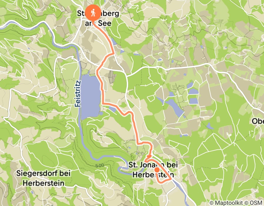 Karte der Tour