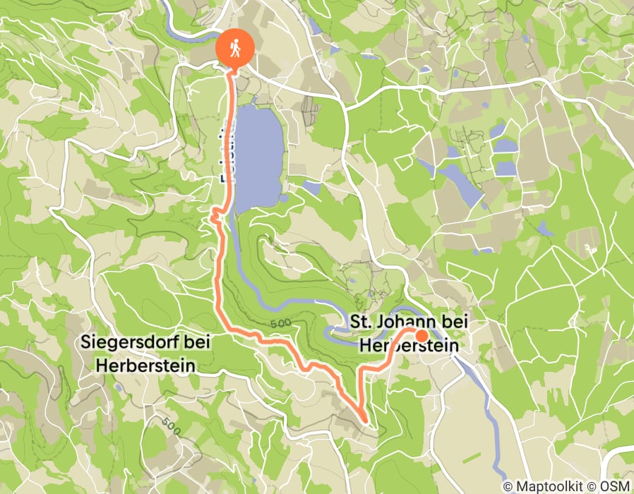 Karte der Tour