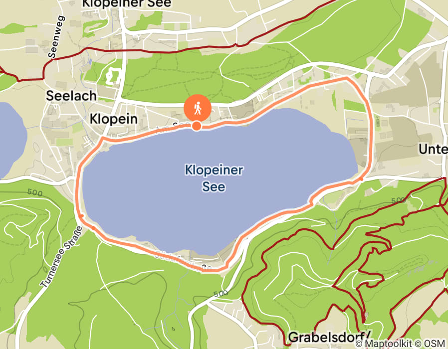 Karte der Tour
