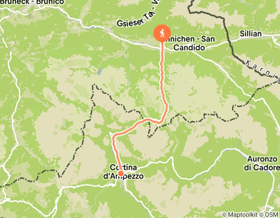 Karte der Tour