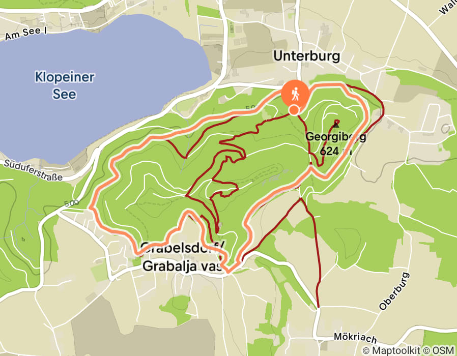 Karte der Tour