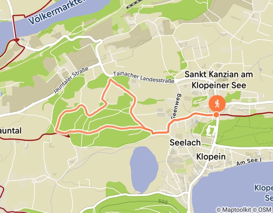 Karte der Tour