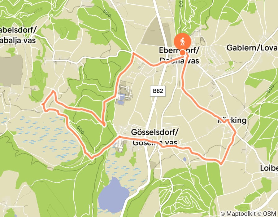 Karte der Tour