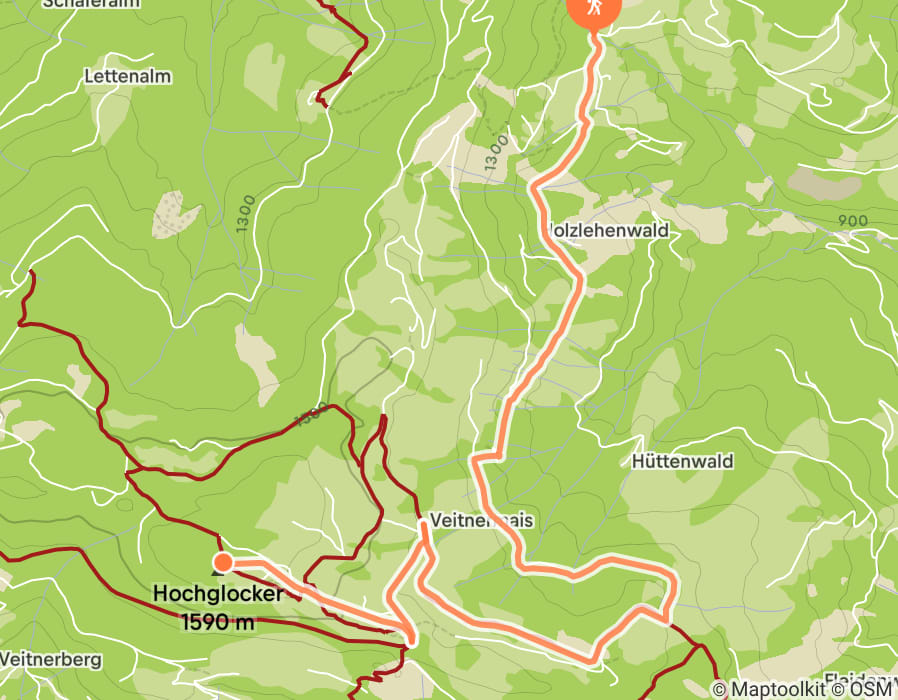 Karte der Tour