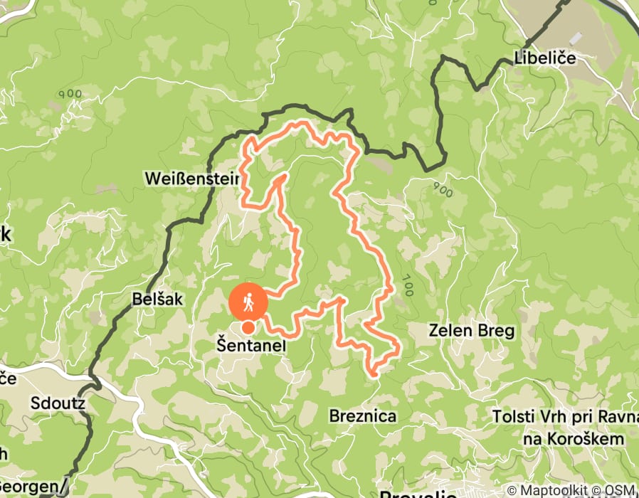 Karte der Tour