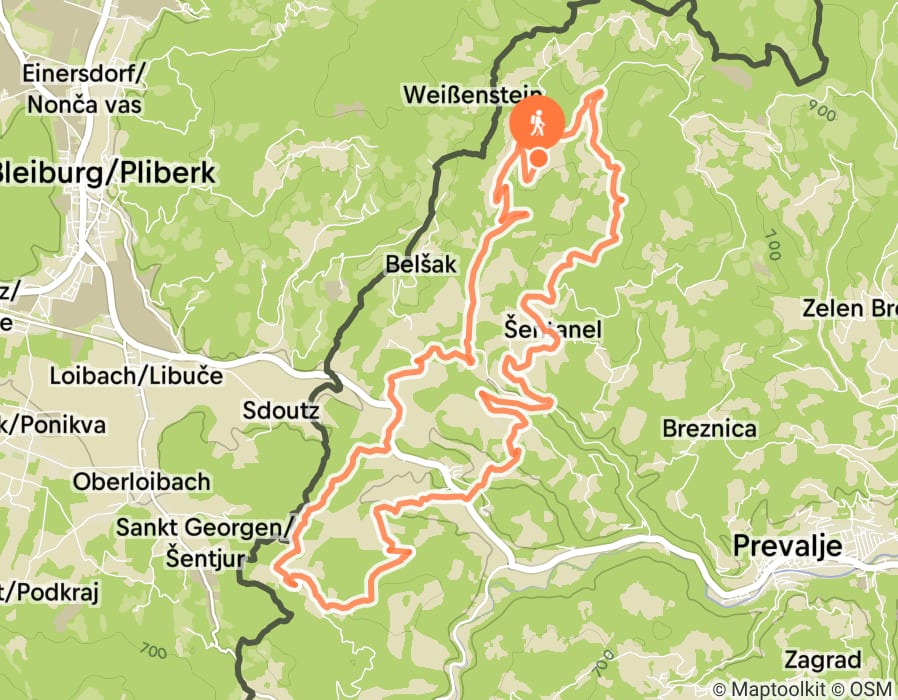 Karte der Tour