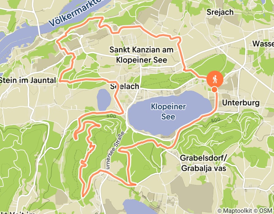 Karte der Tour