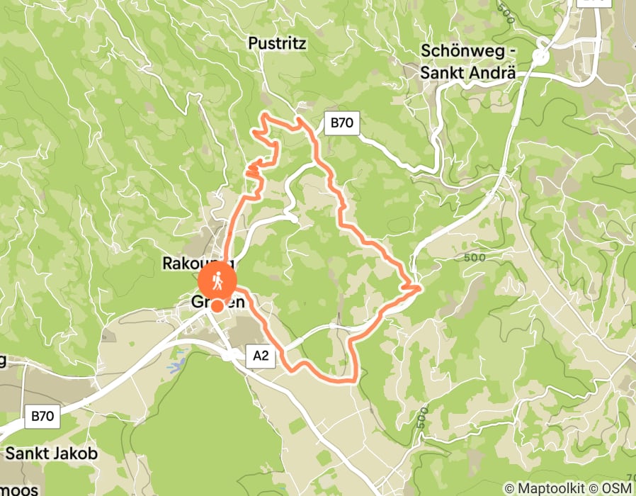 Karte der Tour