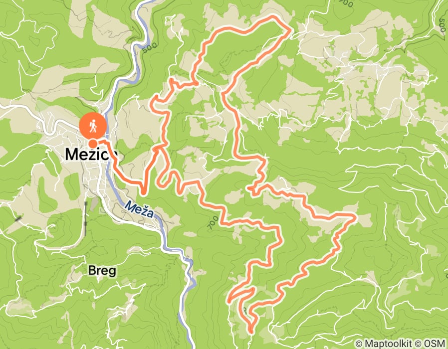 Karte der Tour