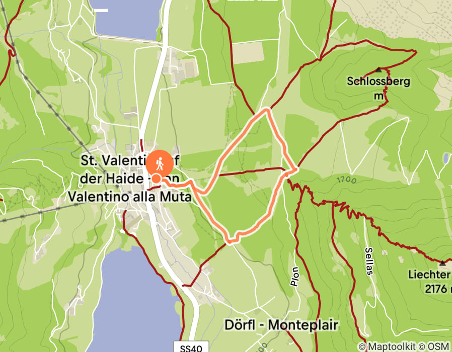 Karte der Tour