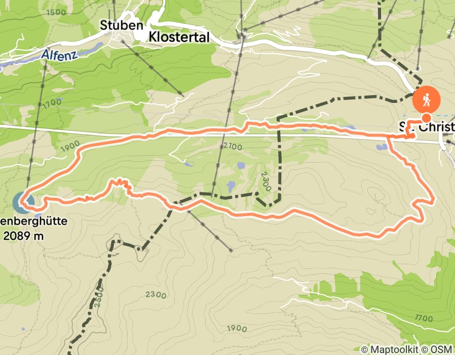 Karte der Tour