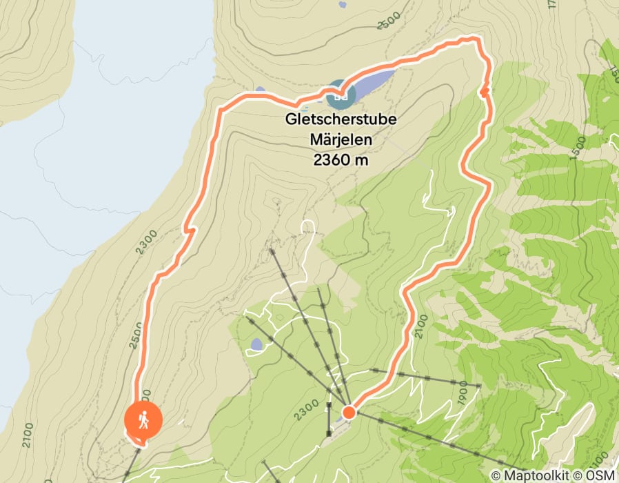 Karte der Tour