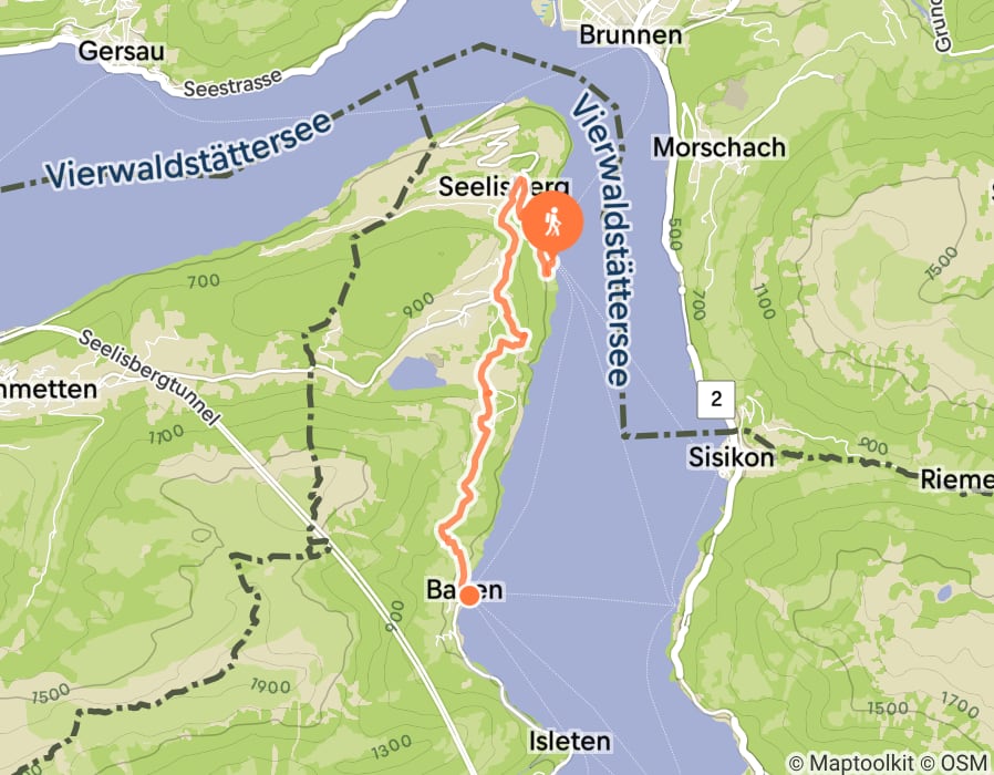 Karte der Tour