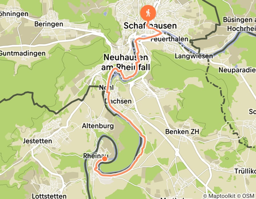 Karte der Tour