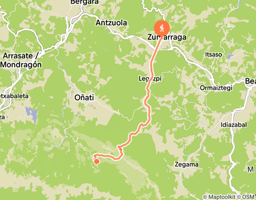 Karte der Tour