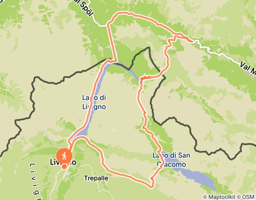 Karte der Tour