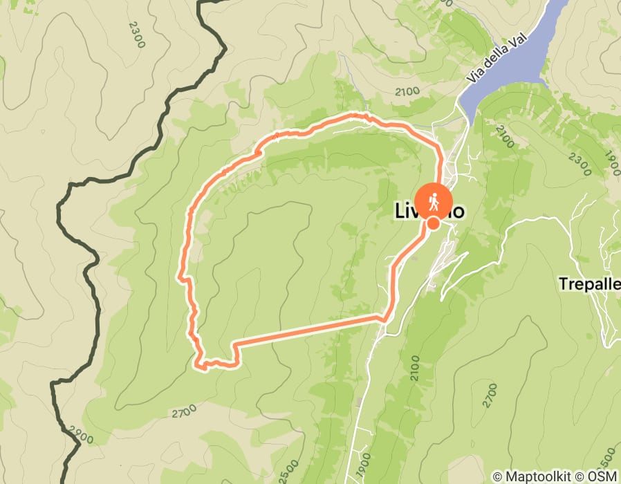 Karte der Tour
