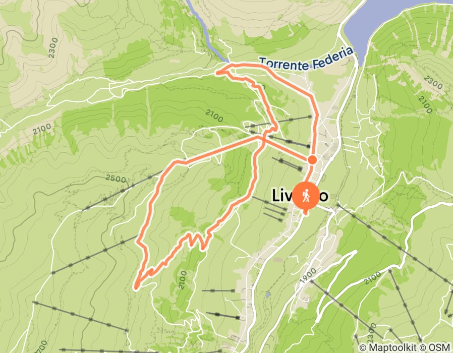 Karte der Tour