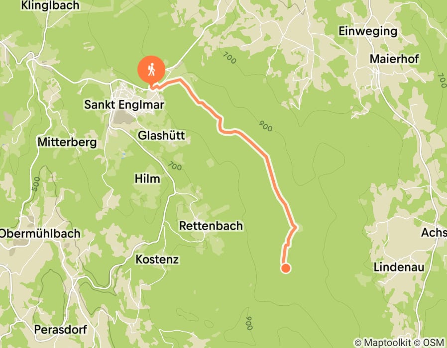 Karte der Tour