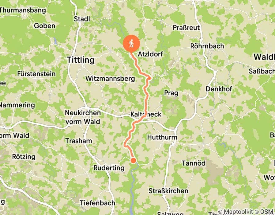 Karte der Tour